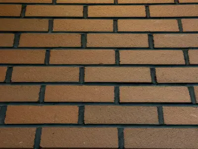 Nar Kırmızısı Klinker Tuğla Düz Yüzey